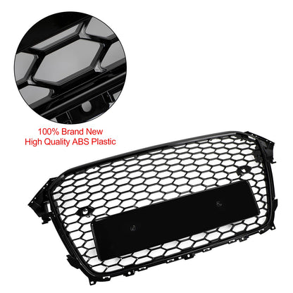 2013-2016 Audi A4 S4 RS4 Style Mesh Paraurti Anteriore Griglia Griglia Nero Lucido Generico