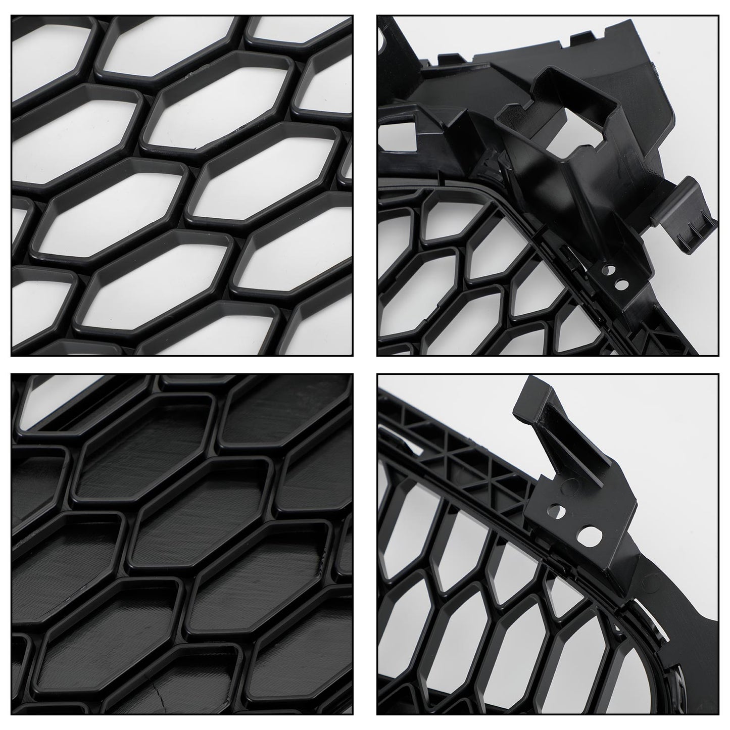 2013-2016 Audi A4 S4 RS4 Style Mesh Paraurti Anteriore Griglia Griglia Nero Lucido Generico