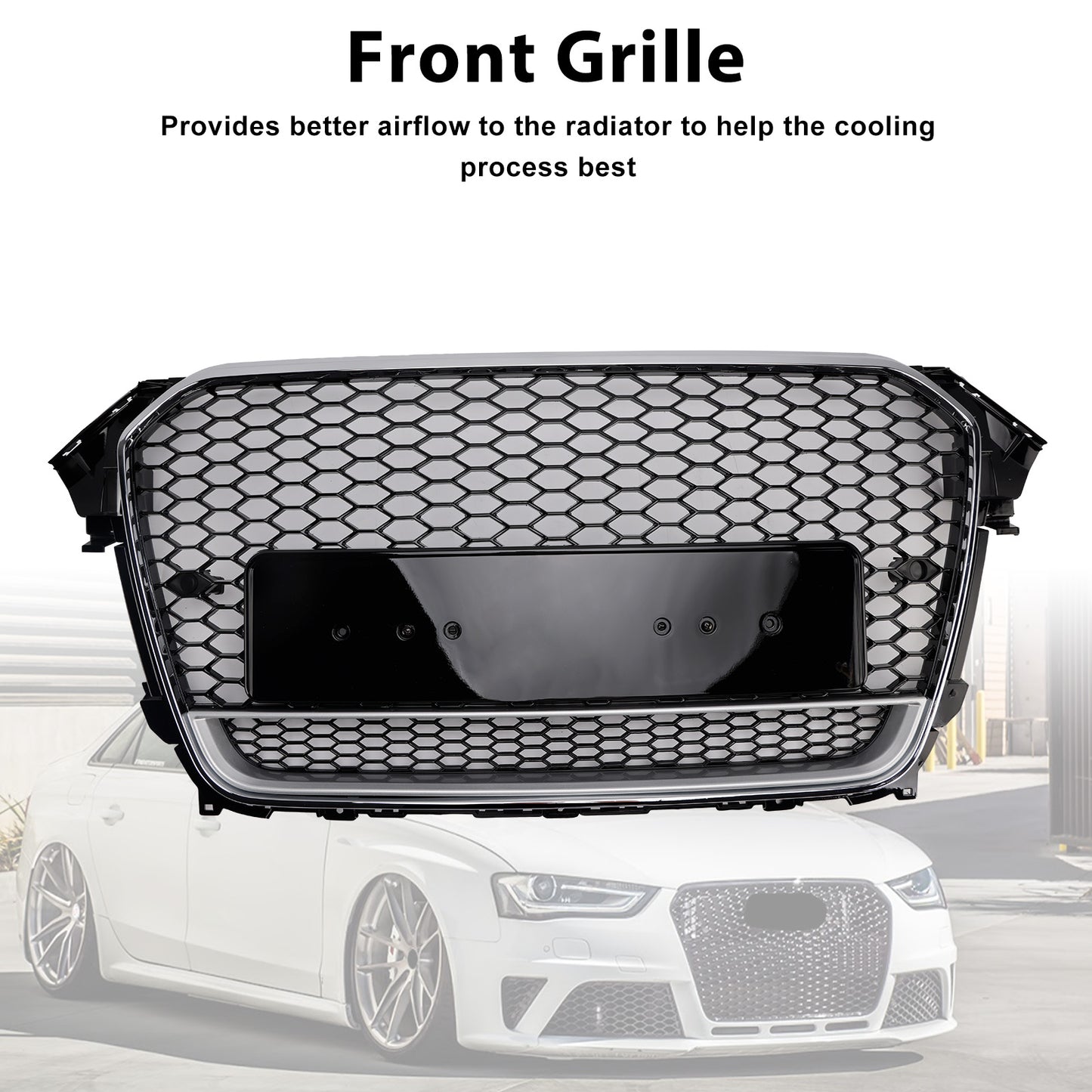 Griglia paraurti anteriore Audi A4 S4 B8.5 Quattro RS4 Style 2013-2016