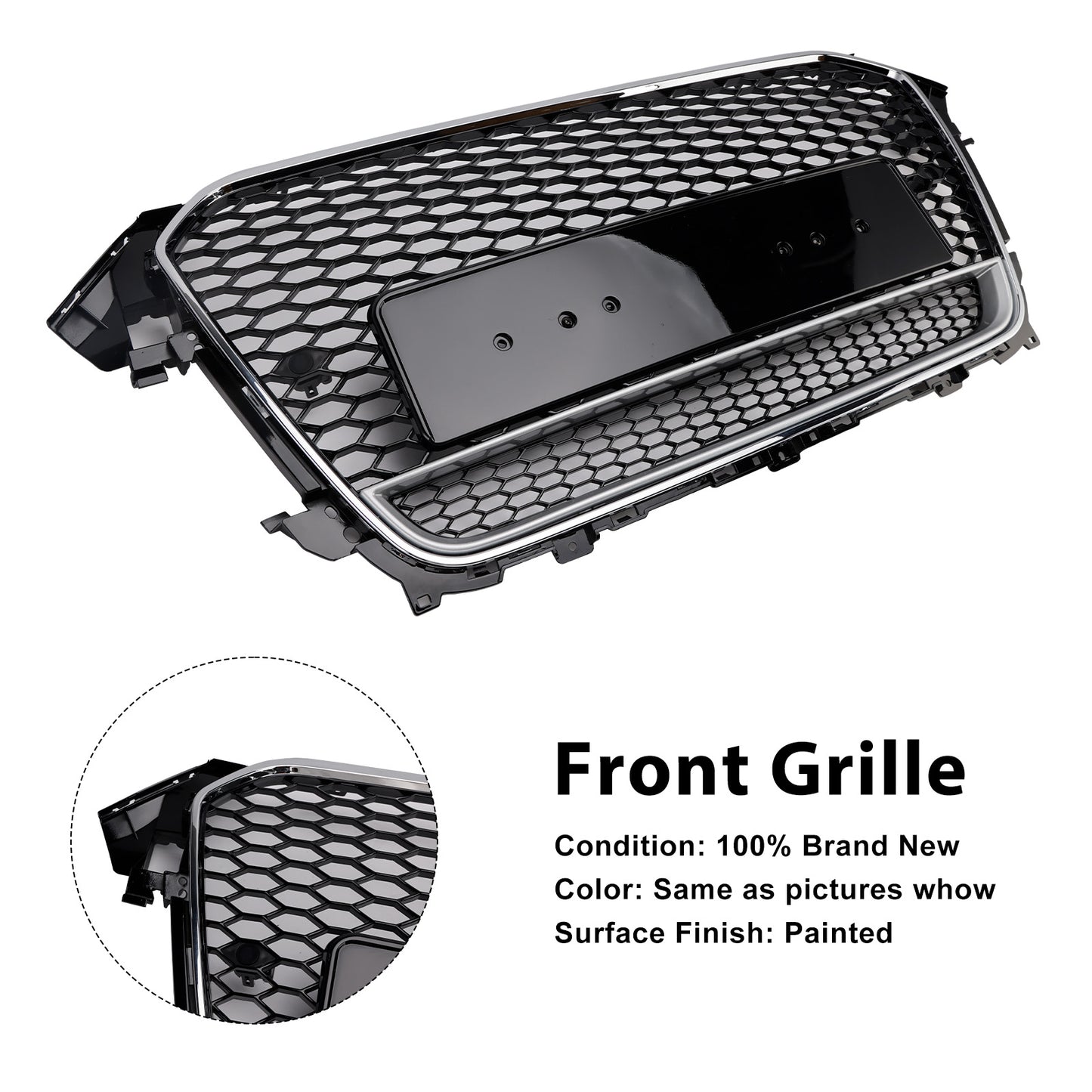Griglia paraurti anteriore Audi A4 S4 B8.5 Quattro RS4 Style 2013-2016