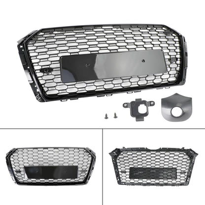 Audi A4/S4 2017-2018 griglia a nido d"ape stile RS4 griglia esagonale nera generica