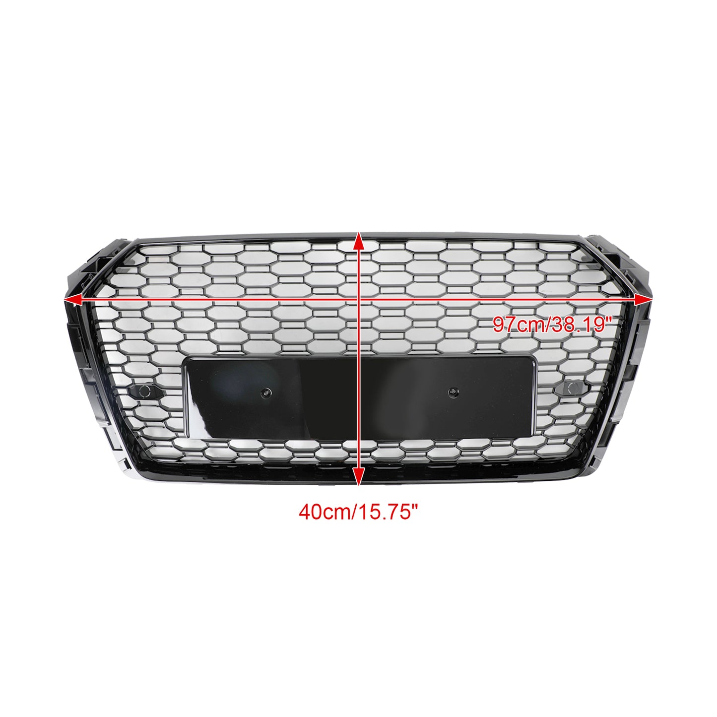 Audi A4/S4 2017-2018 griglia a nido d"ape stile RS4 griglia esagonale nera generica