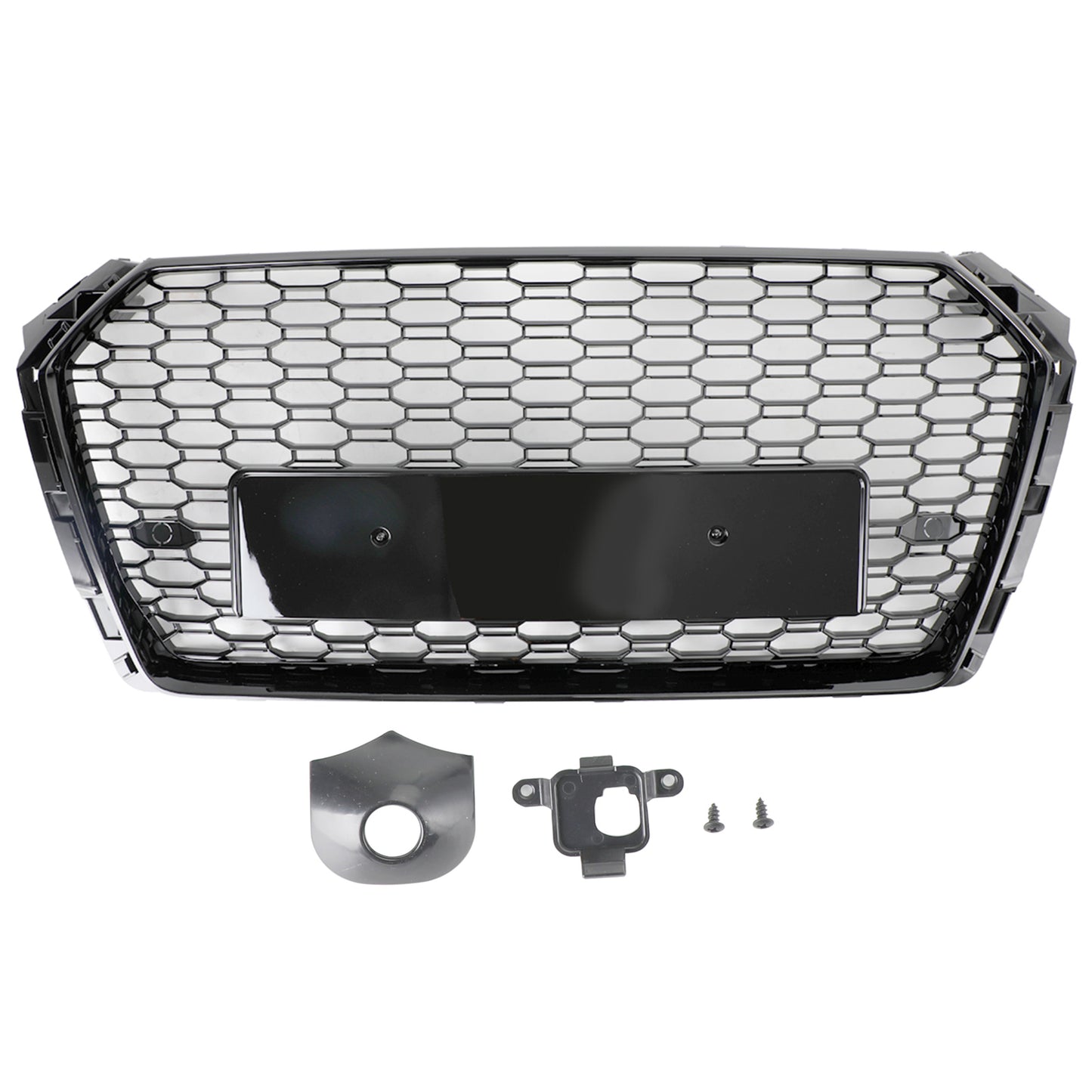 Audi A4/S4 2017-2018 griglia a nido d"ape stile RS4 griglia esagonale nera generica