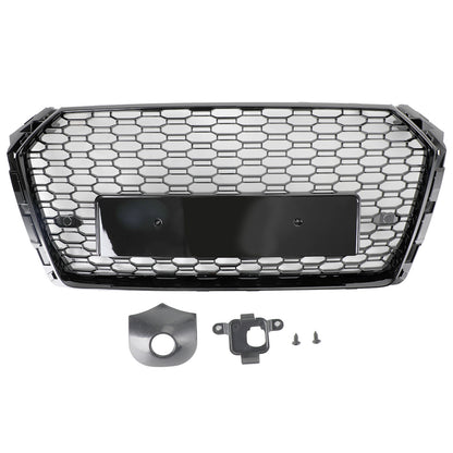 Audi A4/S4 2017-2018 griglia a nido d"ape stile RS4 griglia esagonale nera generica