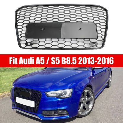 2013-2016 Audi A5 S5 B8.5 Griglia di Ricambio RS5 Stile Griglia Esagonale a Nido d Ape Griglia Paraurti Anteriore Generico