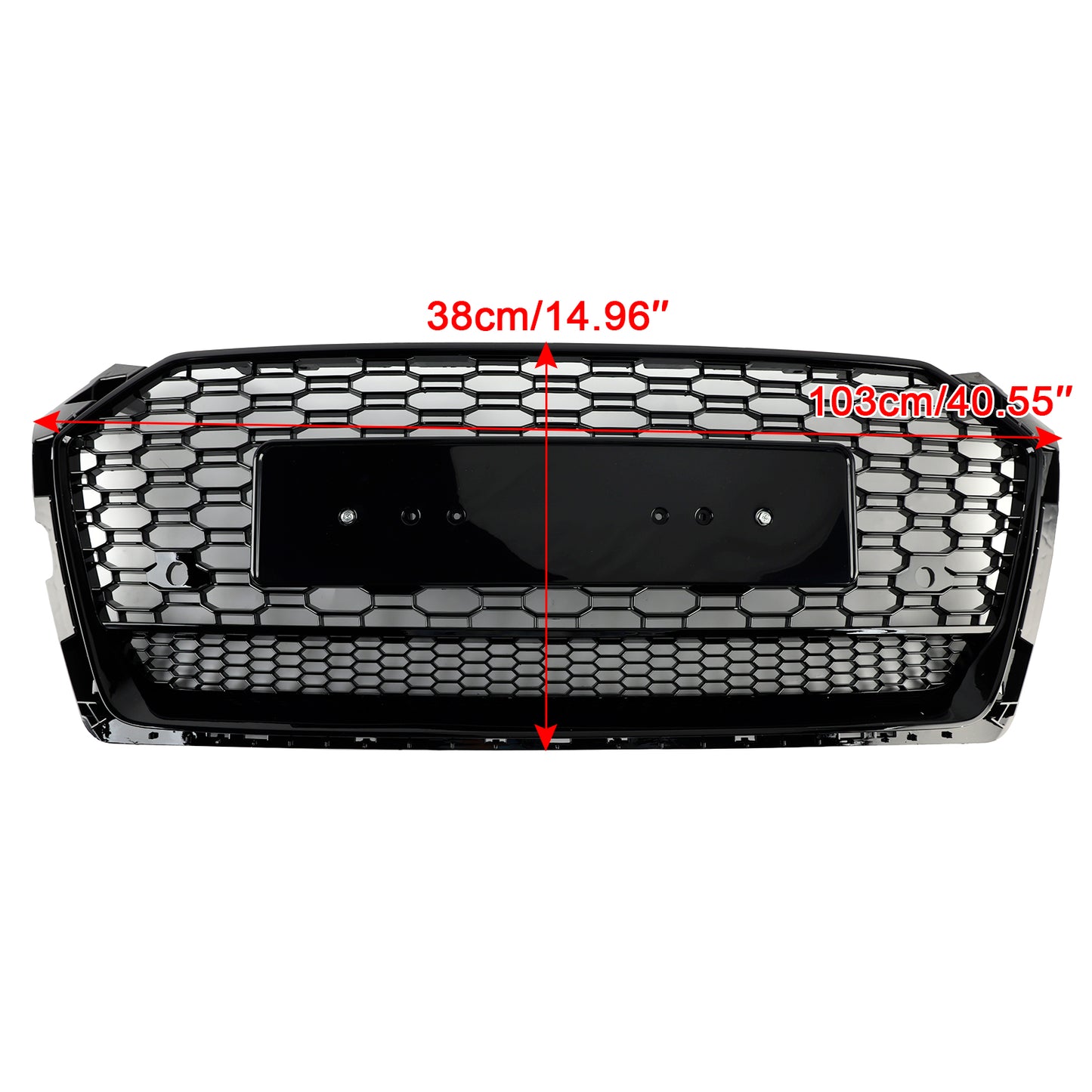 Griglia esagonale a nido d'ape sportiva in stile Audi A5 S5 B9 RS5 2017-2019