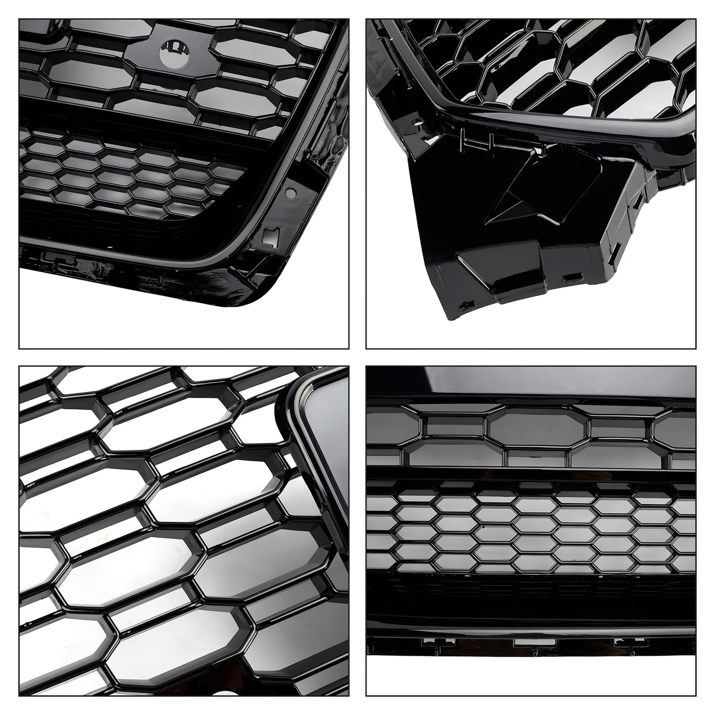 Griglia esagonale a nido d'ape sportiva in stile Audi A5 S5 B9 RS5 2017-2019