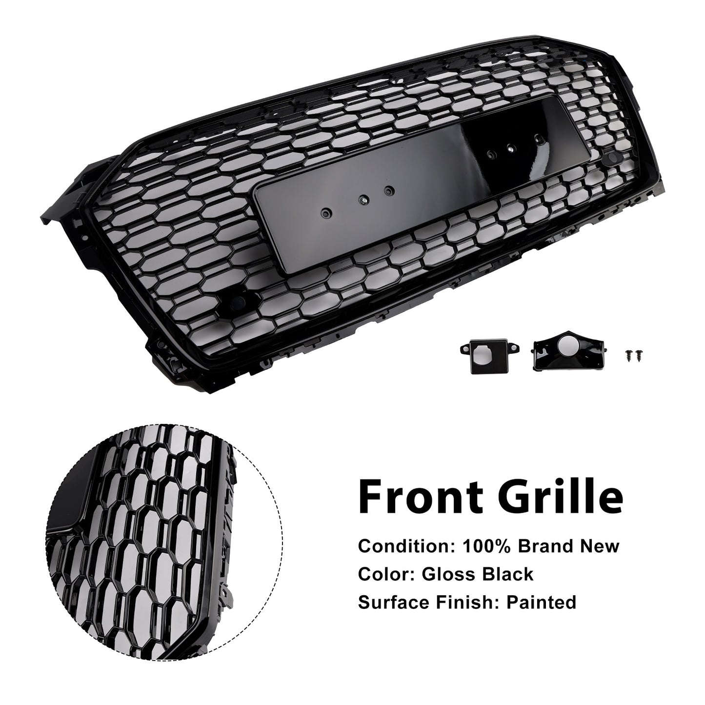 Griglia anteriore a nido d'ape Audi A5 S5 B9 RS5 Style Sport 2017-2019 8W6853651ABFUQ