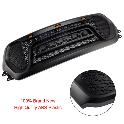 Griglia superiore del cofano a nido d'ape nera per Dodge Ram 1500 2019-2024