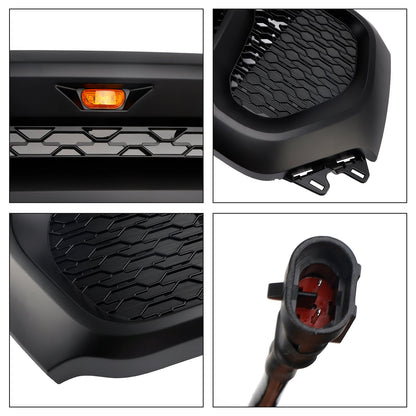 Griglia superiore del cofano a nido d'ape nera per Dodge Ram 1500 2019-2024