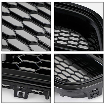 ABS Front Mesh Honeycomb Grille Grill Fit Audi A6 C7/S6 2012-2015 Generico