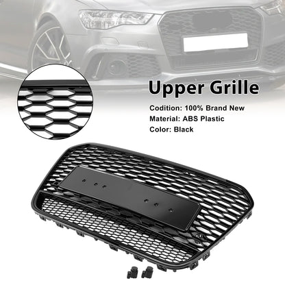 Griglia anteriore a nido d'ape in stile RS6 adatta ad Audi A6 S6 C7 2012-2015