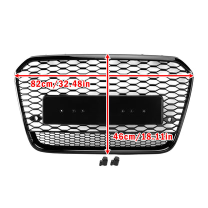 Griglia anteriore a nido d'ape in stile RS6 adatta ad Audi A6 S6 C7 2012-2015