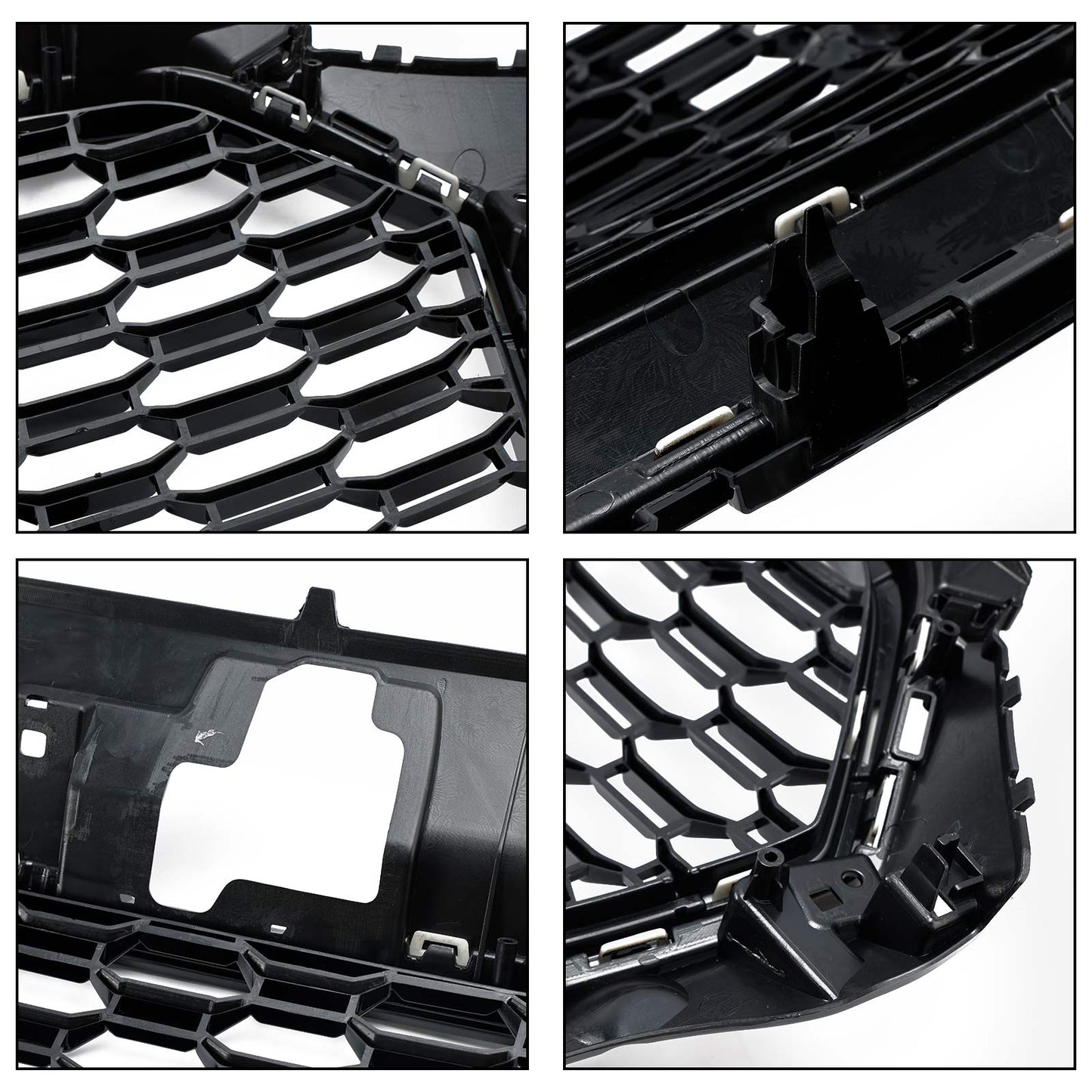 Griglia Anteriore a Nido d’Ape Nero Lucido RS3 Style per Audi A3 8V 2017-2019