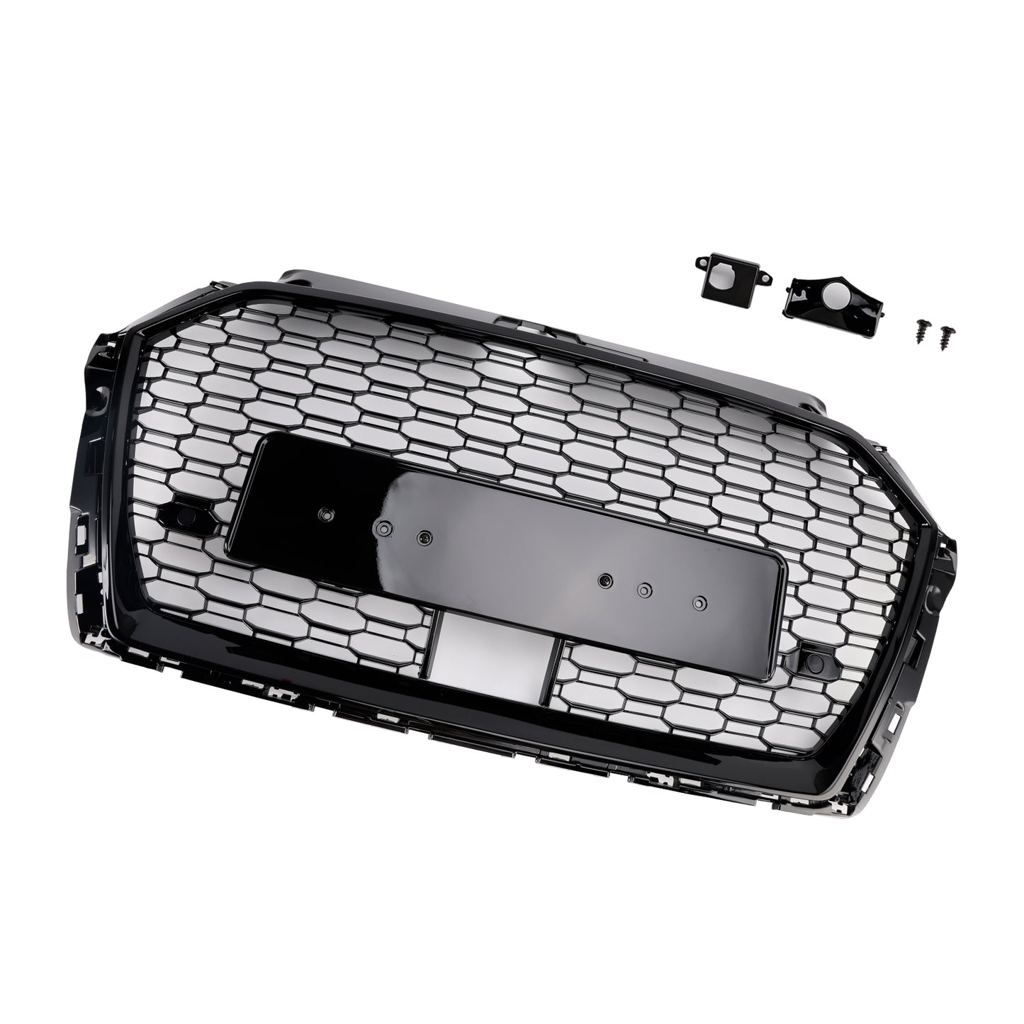Griglia anteriore a nido d'ape Audi A3 S3 W/ACC RS3 Style 2017-2019, nera