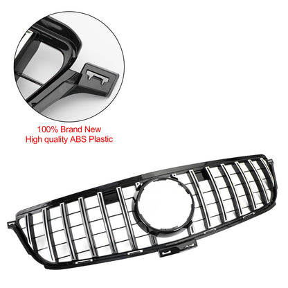 2012-2015 Mercedes Benz W166 ML 300 350 400 ML63 GTR Style Griglia anteriore noera cromata
