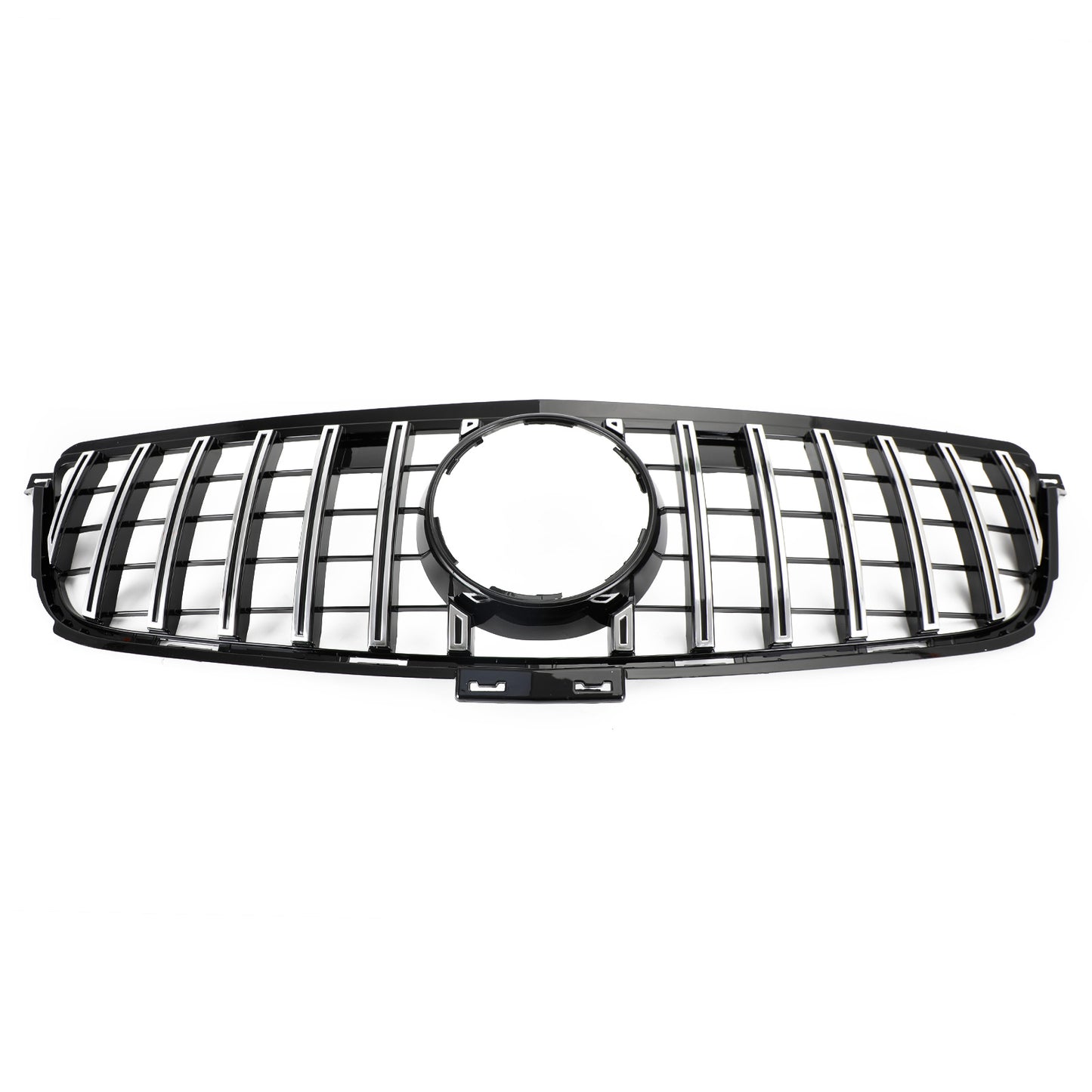 2012-2015 Mercedes Benz W166 ML 300 350 400 ML63 GTR Style Griglia anteriore noera cromata