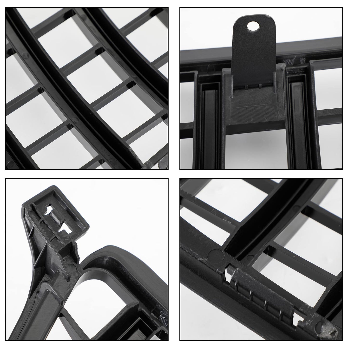 Griglia anteriore nera cromata Per Benz W166 2012-2015 ML 300 350 400 ML63 GTR Style