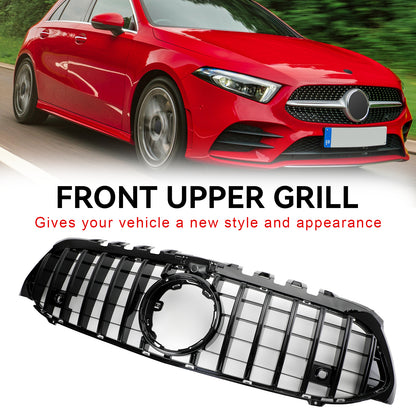 Nera Griglia paraurti anteriore stile GT Per Mercedes-Benz Classe A W177 2019 2020 2021 2022 2023