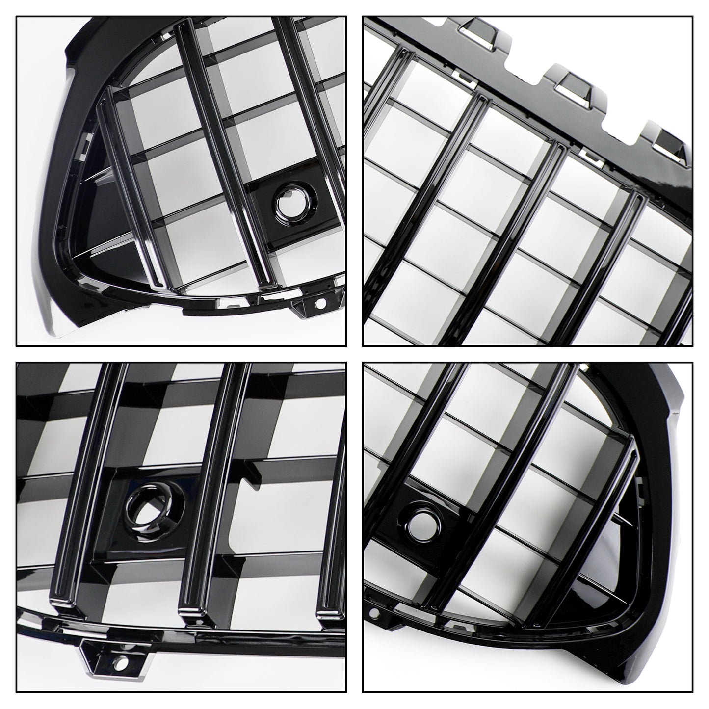 Per Mercedes Benz Classe A W177 2019-2023 Griglia paraurti anteriore stile GT Nera