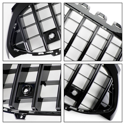 Per Mercedes Benz Classe A W177 2019-2023 Griglia paraurti anteriore stile GT Nera