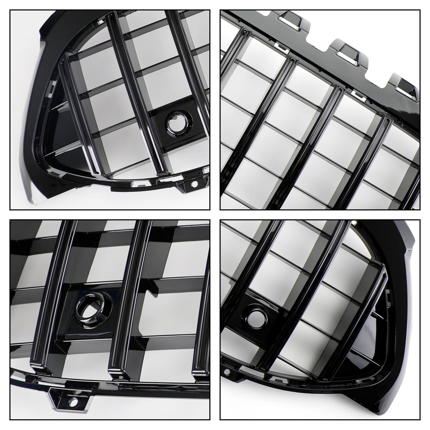 Griglia paraurti anteriore stile GT adatta per Mercedes Benz Classe A W177 2019-2023 nera