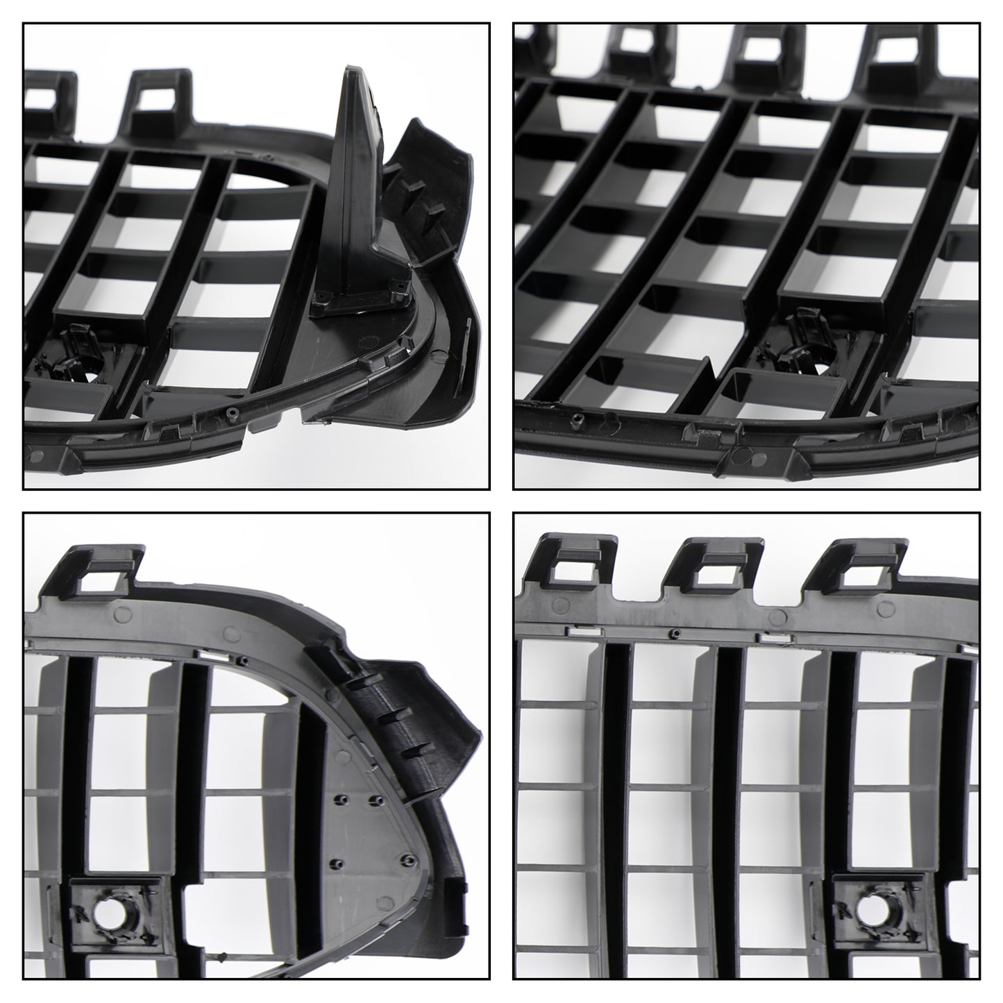 Griglia paraurti anteriore stile GT adatta per Mercedes Benz Classe A W177 2019-2023 nera