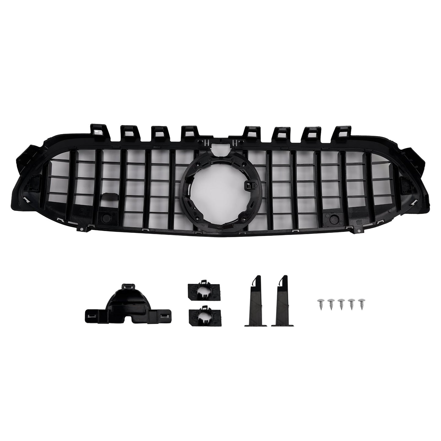 Griglia paraurti anteriore stile GT Mercedes Benz Classe A W177 2019-2023 nera