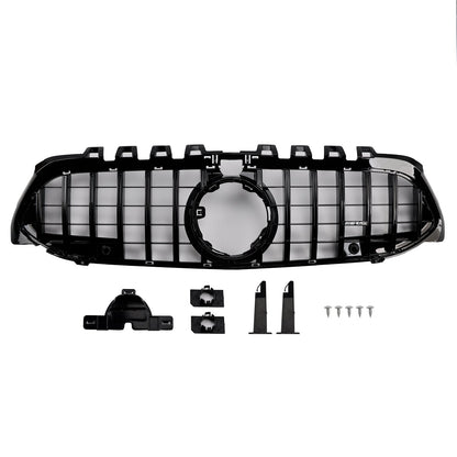 Griglia paraurti anteriore stile GT Mercedes Benz Classe A W177 2019-2023 nera