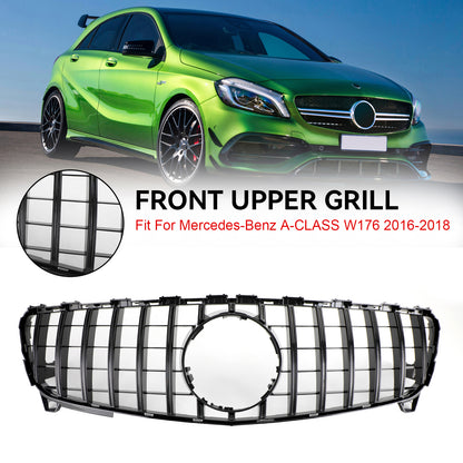 Griglia paraurti anteriore stile Mercedes Benz A W176 2016-2018 GTR
