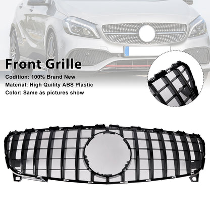 Per 2016-2018 Mercedes-Benz A-CLASS W176 Griglia paraurti anteriore GTR Style
