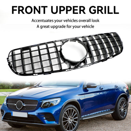 Griglia Paraurti Anteriore Griglia Nero Lucido Per Mercedes Benz X253 2015-2019