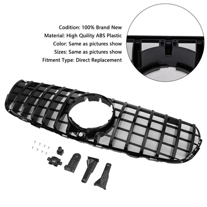 Griglia paraurti anteriore Mercedes Benz GLC X253 C253 2015-2019, colore nero lucido