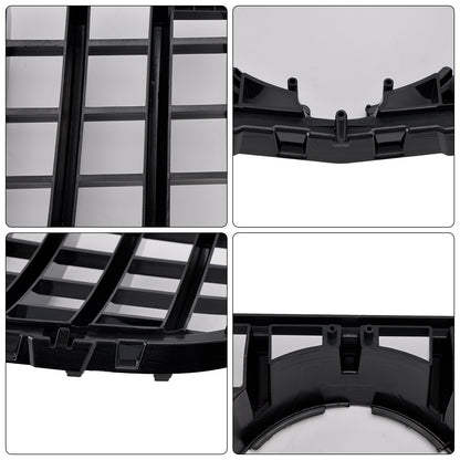 Griglia paraurti anteriore Mercedes Benz GLC X253 C253 2015-2019, colore nero lucido