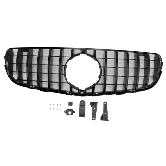 Griglia paraurti anteriore Mercedes Benz GLC X253 C253 2015-2019, colore nero lucido