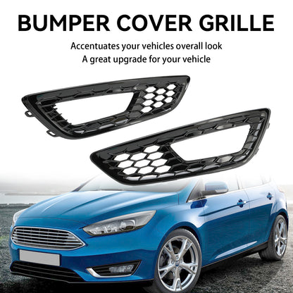 2 pezzi paraurti anteriore fendinebbia coperchio fendinebbia griglia adatta per Ford Focus 2015-2018