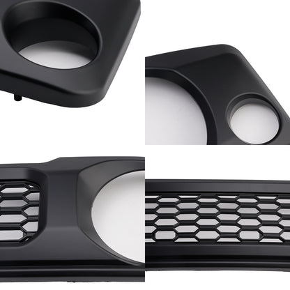 Per Suzuki Jimny JB64 JB74 2019-2023 Griglia paraurti anteriore a nido d'ape nera