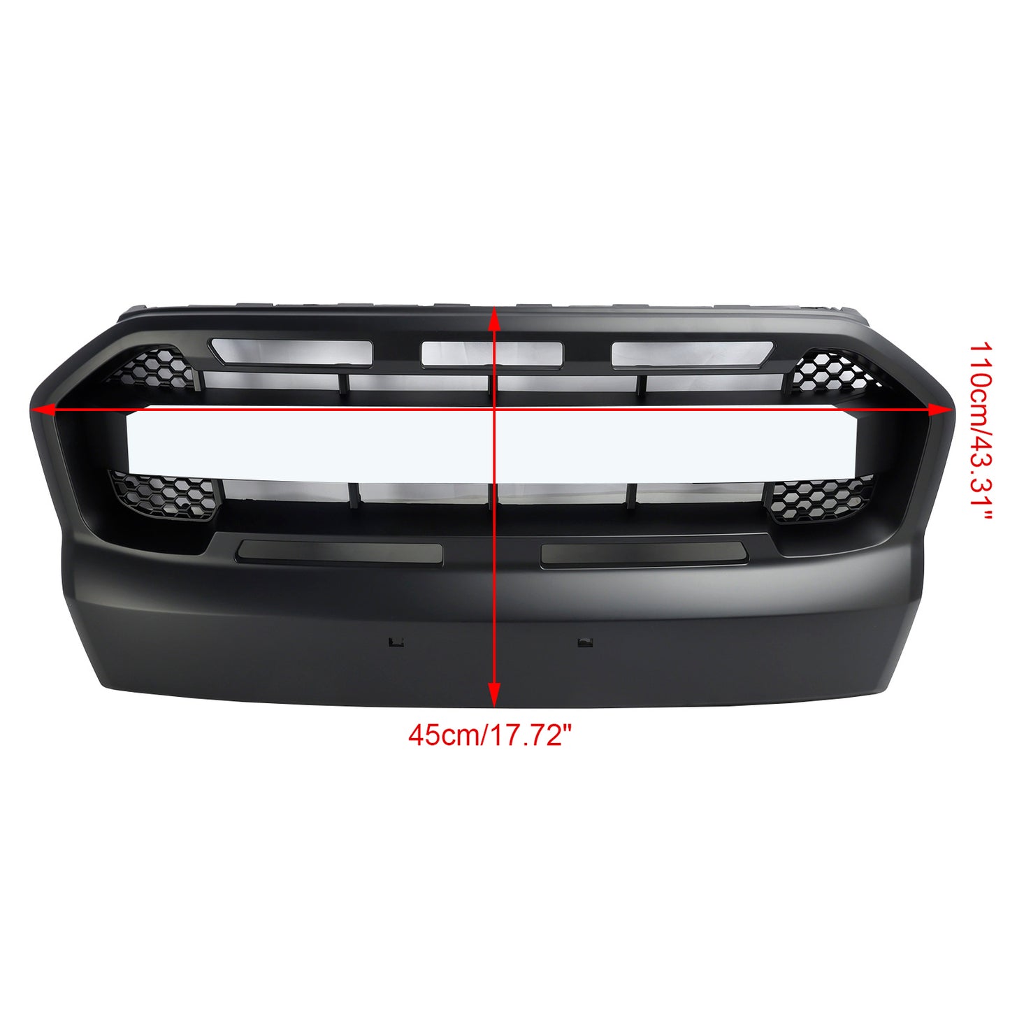 Grille de Bumper prima dello stile Raptor con LED per Ford Ranger T7 2015-2019