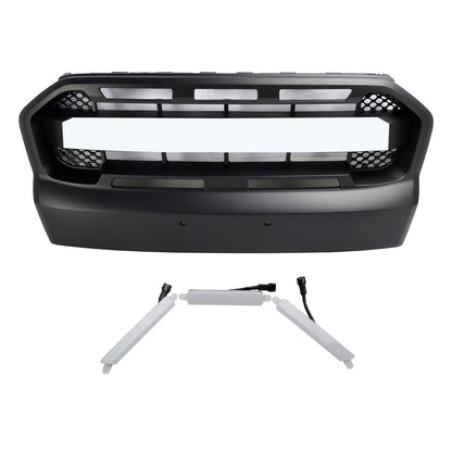 Grille de Bumper prima dello stile Raptor con LED per Ford Ranger T7 2015-2019