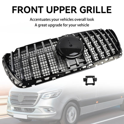 Griglia per griglia paraurti anteriore stile Mercedes Sprinter W907 W910 GTR 2018-2023 (senza badge)