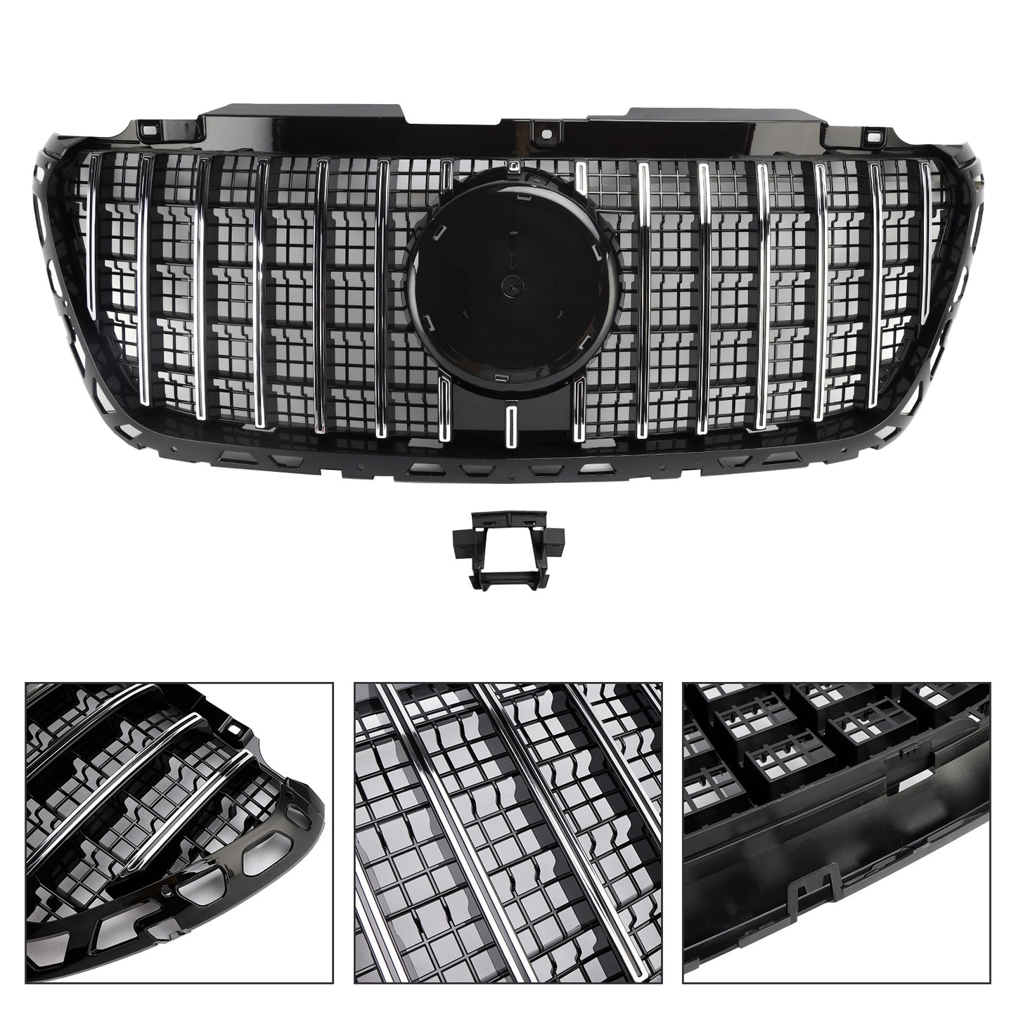 Griglia per griglia paraurti anteriore stile Mercedes Sprinter W907 W910 GTR 2018-2023 (senza badge)