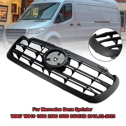 2018.02-2023 Mercedes Benz Sprinter W907 W910 1500 2500 3500 3500XD Griglia paraurti anteriore