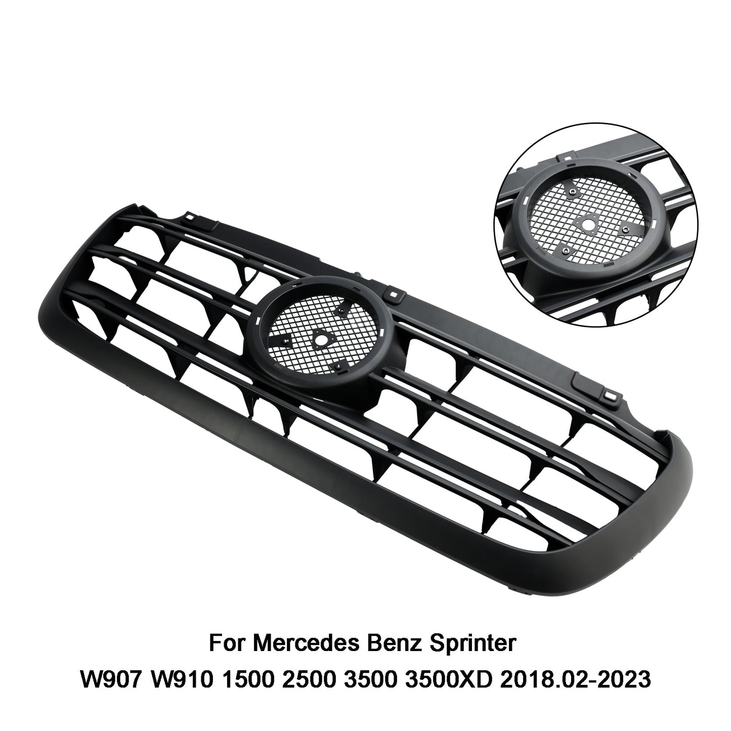 2018.02-2023 Mercedes Benz Sprinter W907 W910 1500 2500 3500 3500XD Griglia paraurti anteriore