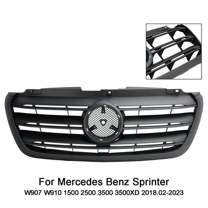 2018.02-2023 Mercedes Benz Sprinter W907 W910 1500 2500 3500 3500XD Griglia paraurti anteriore