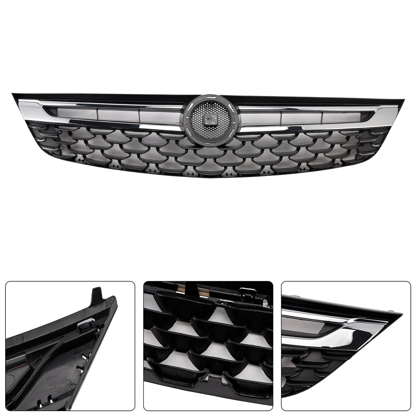 Griglia paraurti anteriore OPEL ASTRA K Facelift 2015-2019 13464791 Nero Cromato