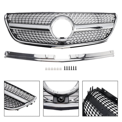 Mercedes Benz Vito 2015 2016 2017 2018 2019 W447 Griglia di diamante Paraurti anteriori Griglia cromata