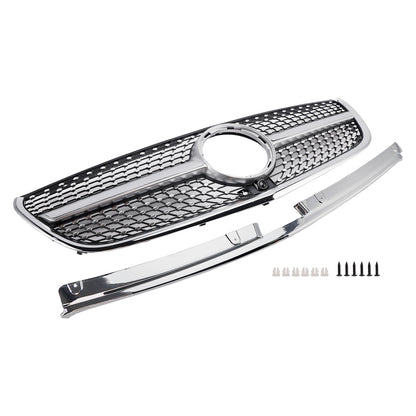 Mercedes Benz Vito 2015 2016 2017 2018 2019 W447 Griglia di diamante Paraurti anteriori Griglia cromata