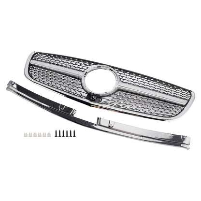 Mercedes Benz Vito 2015 2016 2017 2018 2019 W447 Griglia di diamante Paraurti anteriori Griglia cromata