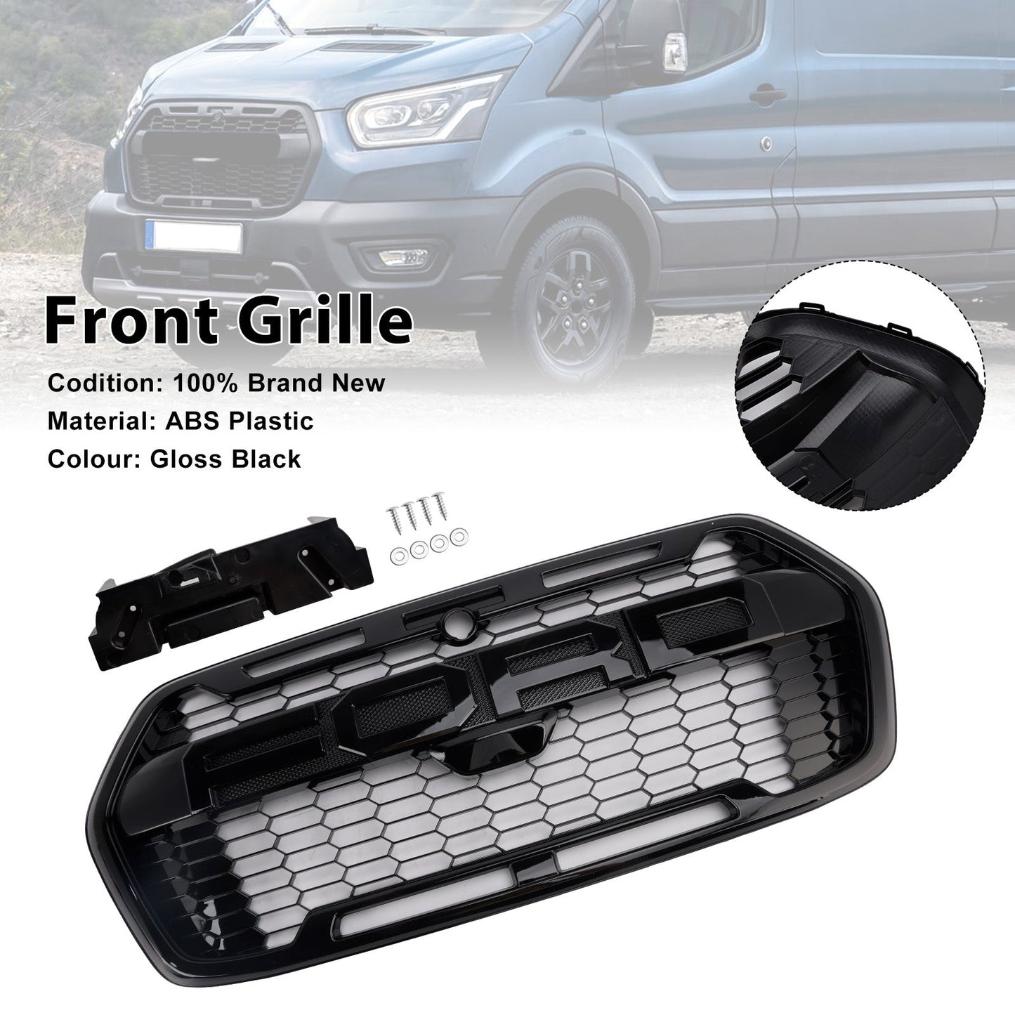 Griglia paraurti anteriore Ford Transit MK8 Trail Raptor Style dal 2019 in poi 2467809