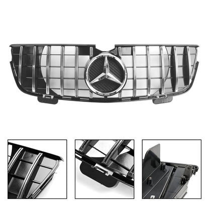 Griglia per paraurti anteriore GT adatta per Mercedes Benz Classe GL X164 2007-2009 cromata